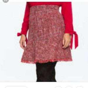 Eloquii tweed trumpet skirt